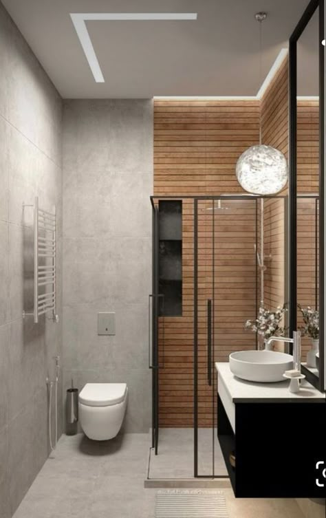 4 M2 Bathroom, Bathroom 3 M2, Decor Bathroom Ideas, Color Bathroom Design, Bathroom Design Small Modern, Bathroom Interior Design Modern, Modern Luxury Bathroom, Small Bathroom Layout, Small Bathroom Interior