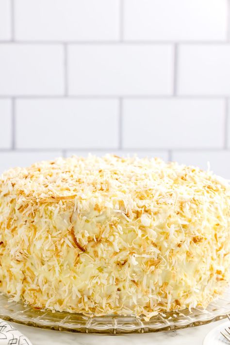 Million Dollar Cake Recipe, Million Dollar Cake, Dollar Cake, Best Coconut Cake Recipe, Princess Pinky Girl, Pinky Girl, Potluck Desserts, Coconut Cake Recipe, Coconut Frosting