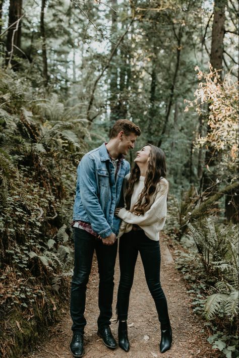 Photo taken by: @hannahmarieephotography website: hannahmarieephoto.com. Location: Muir Woods National Monument, Ca. Elopement Photographer California Weddings Engagement photos Moody photography Couple Love Earth tones Woods Forest Engagement Photos Moody, Engagement Shoots Poses, Forest Engagement Photos, Muir Woods National Monument, Engagement Announcement Photos, Love Earth, Engagement Picture Outfits, Fall Engagement Pictures, Forest Engagement