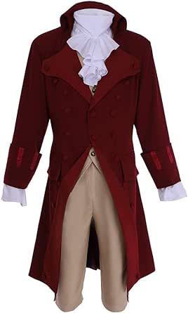 Amazon.com: 1791's lady Hamilton Cosplay Aaron Burr Costume Civil War Drama colonial Men Suit : Clothing, Shoes & Jewelry Hamilton Cosplay, Hamilton Costume, Lady Hamilton, Aaron Burr, Suit Clothing, Men Suit, Junior Bridesmaid, White Sock, Mens Costumes