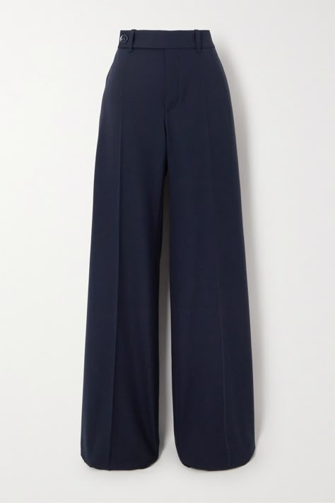 Chic Work Pants, Classic Blue Pants, Womens Tailored Pants, Highest Pants, Classic Pants Outfit, Light Blue And Black Outfit, Classic Pants Women, Marlene Pants, Womens Work Pants