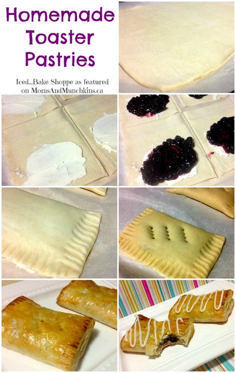 Toaster Strudels Homemade Strudels Recipe, Toaster Strudel Recipe, Homemade Toaster Strudel, Toaster Pastries, Recipes Brunch, Toaster Strudel, Strudel Recipes, Toaster Pastry, Brunch Recipe