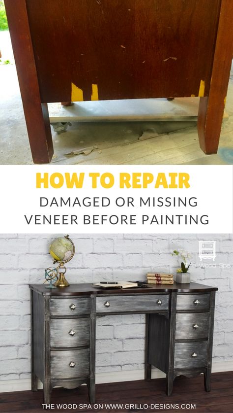 Luckily for those of us who love restoring and painting furniture, there are a lot of people trying to get rid of incredible high-quality,… Wood Spa, Furniture Repair, Diy Home Repair, Painting Furniture, Refurbished Furniture, Home Repairs, A Lot Of People, Furniture Restoration, Décor Diy