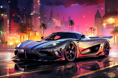 Sports Cars Watercolor Illustration Koenigsegg Jesko Inspired Konisegg Jesko, Cars Watercolor, Car Profile, Coolest Wallpaper, Koenigsegg Jesko, Gta 6, Happy Birthday Frame, Car Wallpaper, Indian Paintings