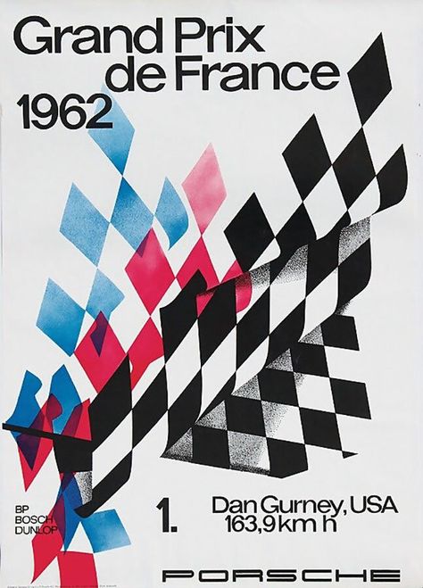 Porsche posters (1961–1969) - Fonts In Use F1 Poster Design, Grand Prix Posters, F1 Poster, Racing Posters, Fragrance Gift Set, Artist Canvas, Trademark Fine Art, Wrapped Canvas Art, Grand Prix