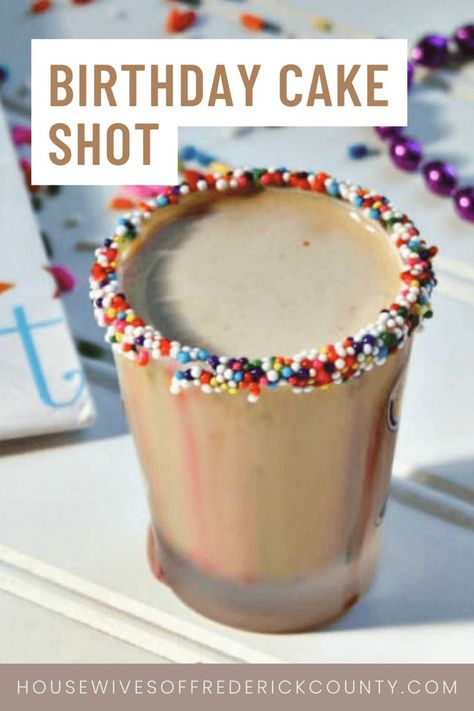 birthday cake shot recipe Birthday Shots Alcohol, Birthday Cake Shots Recipe, Birthday Shots Ideas, Birthday Shots Recipes, Birthday Cake Vodka, Cheers To Your Birthday, Christmas Martinis, Easter Bunny Cake Recipe, Vodka Slushies