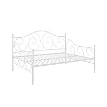 Daybed White, Bedroom Redecorating Ideas, Daybed Twin, Bedroom Redecorating, Daybed Room, Twin Daybed, Metal Daybed, Redecorating Ideas, Bedroom Furnishings