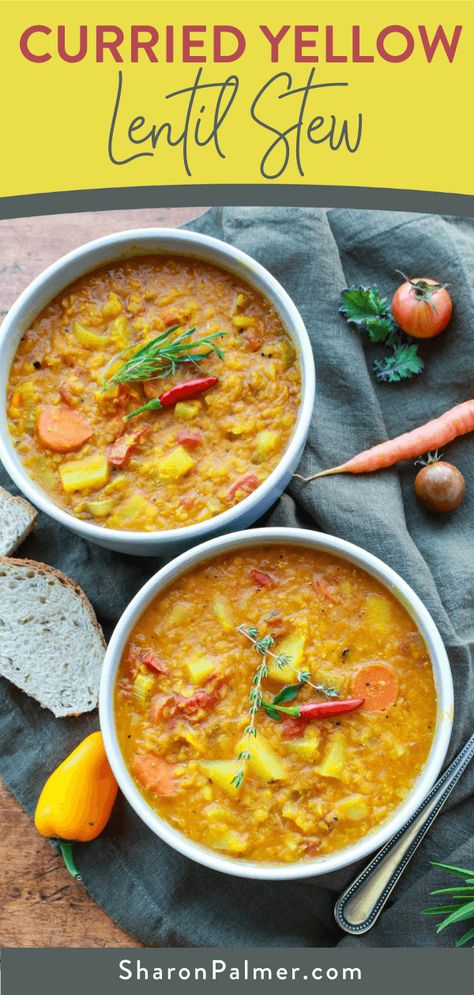 Yellow Lentil Curry, Yellow Lentils Recipes, Yellow Lentil Recipes, Stews Crockpot, Yellow Lentil Soup, Dinner Soups, Lentil Dinner, India Recipes, Dal Recipes