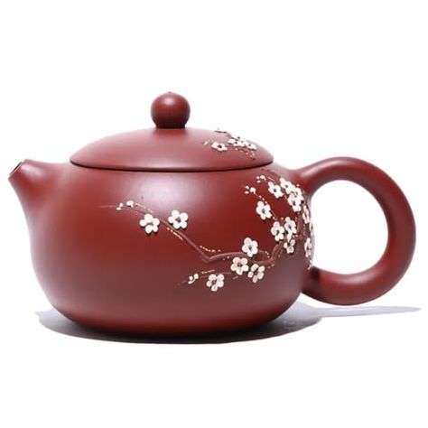 Purple-Handmade-Wintersweet-Patterns-Teaware Zisha Teapot, Art Of Tea, Spin The Wheel, Traditional Chinese Art, Teapot Design, Clay Teapots, Teapots And Cups, Porcelain Teapot, Tea Pots Vintage