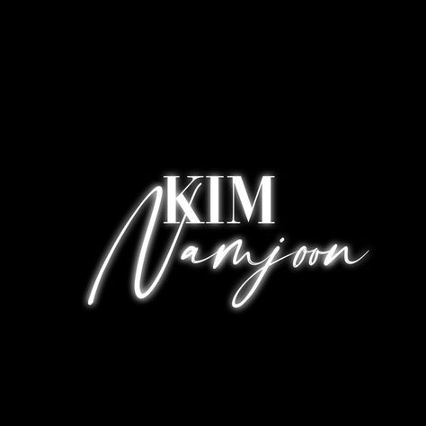 Rm Name Logo, Kim Namjoon Name Logo, Bts Doodle, Bts Members Names, Instagram Black Theme, Bts Name, Beauty And The Beast Movie, Bts Texts, Bts History