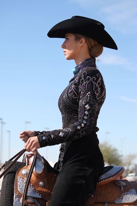 Western Show Outfits, Horseback Riding Outfit Western, Western Pleasure Outfit, Western Riding Clothes, Horse Show Outfits, Horsemanship Shirt, Western Dressage, Showmanship Jacket, Western Show Clothes