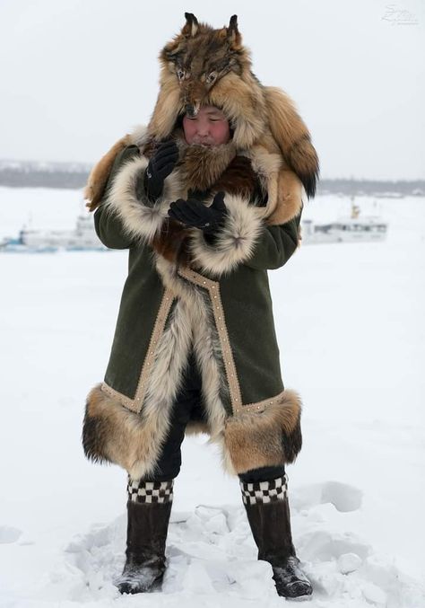 Antartica Outfit, Inuit Clothing Men, Inuit Outfit, Winter Snow Outfits Men, Artic Clothing, Inuit Aesthetic, Siberian Clothing, Arctic Fashion, Inuit Clothing