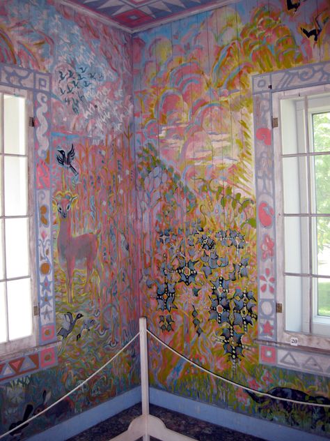 The Little Room at Walter Anderson Museum (5) | Joe Spake | Flickr Ocean Springs Mississippi, Walter Anderson, Istoria Artei, Ocean Springs, Painted Walls, Mural Art, The Room, Mississippi, Room Inspiration