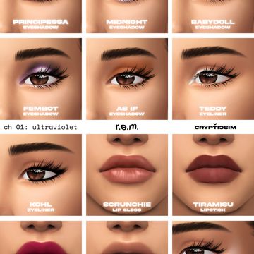 Mod Makeup, Sims 4 Patreon, Makeup Cc, R E M Beauty, Sims 4 Cc Makeup, Sims Four, Sims 4 Cc Packs, M Beauty, Sims 4 Cc Finds