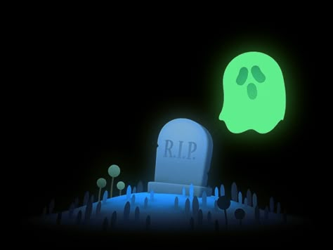 Classroom Screen, Sheet Ghosts, Animation Techniques, Carte Halloween, Catty Noir, Halloween Gif, Motion Graphics Inspiration, Banner Gif, 3d Video