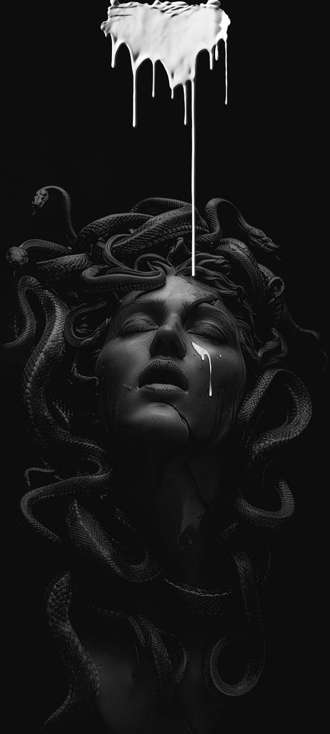 Medusa Dark Aesthetic, Manly Backgrounds Wallpapers, Dynamic Island Wallpaper 4k Dark, Medusa Wallpaper Iphone, Greek Gods Wallpaper Iphone, Wallpaper Dynamic Island, Wallpaper Medusa, Medusa Wallpaper, Dynamic Island Wallpaper