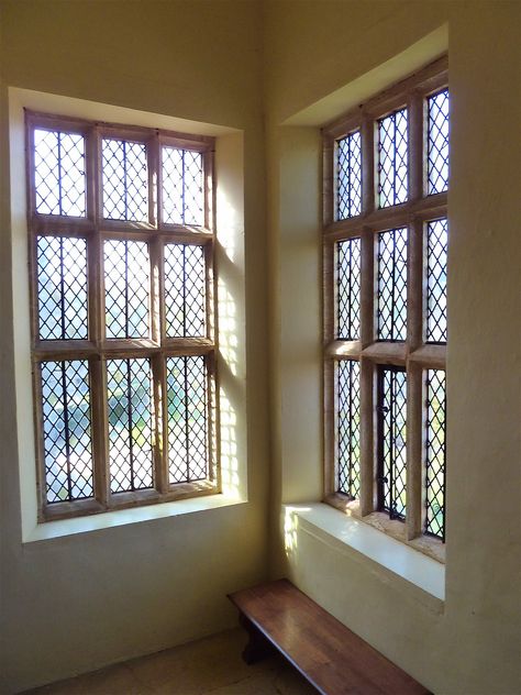 Mullioned Window | A Pair of mullioned windows at Motacute H… | Flickr Muntins Window, Mullioned Windows, Window Mullions, Stone Staircase, Leaded Glass Windows, National Trust, Leaded Glass, Interior Ideas, Little House