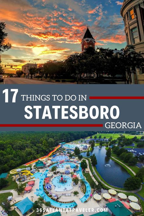 Statesboro GA is the perfect place to experience delicious restaurants, outdoor adventures, and plenty of fun things to do. Ready to learn more? Here are some of our favorite things to do in Statesboro GA that we know you'll love too! Statesboro Georgia, Georgia Vacation, Bucket List Family, North Georgia Mountains, Georgia Travel, The Blues, Special Places, Outdoor Adventures, Fun Things