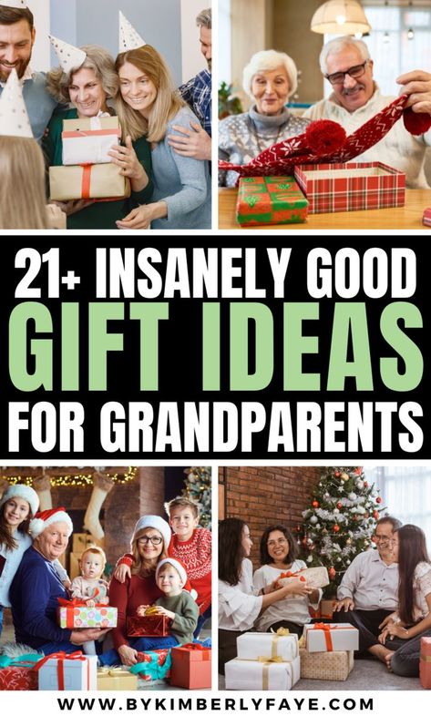 Gift Ideas for Grandparents Grandparent Christmas Gift Ideas From Grandkids, What To Get Your Grandparents Gift Ideas, Things To Get Grandparents For Christmas, Gift Ideas For Grandma From Grandkids, Good Gifts For Grandparents, Christmas Gifts For First Time Grandparents, Grandparent Stocking Stuffers, Picture Gift Ideas For Grandparents, Christmas Present Ideas For Grandparents