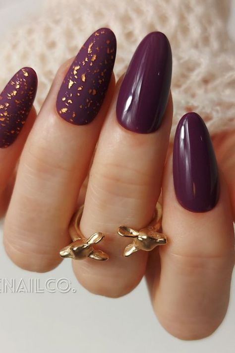 25 SEXY PLUM NAIL IDEAS Purple September Nails, Deep Purple Fall Nails, Autumn Purple Nails, Orchid Purple Nails, Fall Purple Nail Designs, Purple Nails For Fall, Fall Plum Nails, Eggplant Nails Designs, Ombre Nails Purple Lavender