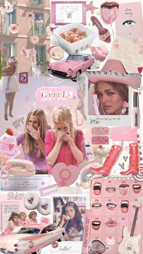 girlhood! female friendship! #girlhood #femininity #girls #girly #coquette #feminineenergy #aesthetic #moodboard #collage #pink #bff Girlhood Collage, Aphrodite Cabin, Moodboard Collage, Girly Coquette, Friend Together, Branding Inspo, Female Friendship, Love Post, Aesthetic Moodboard