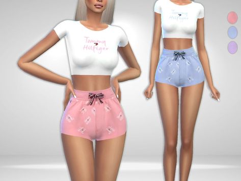 Cute Pyjama, Cute Nightwear, Disney Pjs, Sims 4 Tsr, Girls Pjs, Womens Pjs, Cute Pjs, Sims 4 Teen, Best Sims