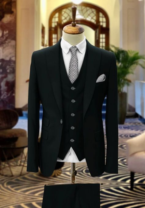 Men Suits Suits for Men Black Three Piece Wedding Suit - Etsy India Three Piece Suit Mens Wedding Latest, Suits For Men Black, Coat Pant For Men Suits Wedding, 3 Piece Suit Men Wedding, Three Piece Suit Mens, Coat Pant For Men, Black Three Piece Suit, Men Suits Wedding, Suit Prom