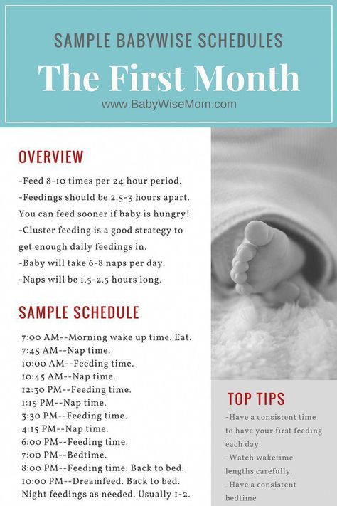 Sample Babywise Schedules for your baby's first month. Mom advice | baby sleep | babywise | schedule help | newborn sleep Babywise Schedule, Baby Chart, Baby Wise, Baby Feeding Chart, One Month Baby, Newborn Schedule, Baby Schedule, Newborn Hacks, Pumping Moms