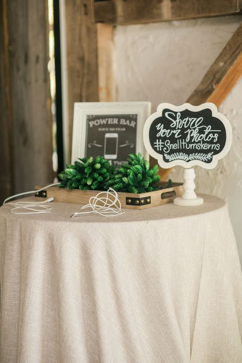 Cell Phone Jail, Cell Phone Charging Station, Wedding Phone, Phone Charger Station, Reception Activities, Phone Charging Station, Western Themed Wedding, Gold Centerpieces, Power Bars