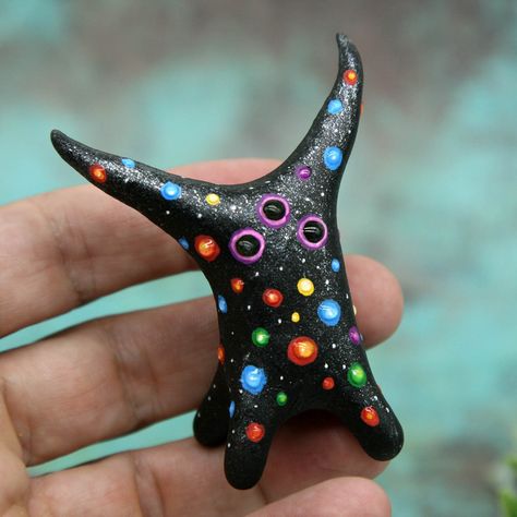 Polymer Clay Creatures, Clay Creatures, Fantasy Space, Fantasy Sculpture, Clay Monsters, Halloween Clay, Oc Inspiration, Space Cowboy, Clay Sculptures