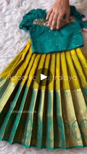 Pavadai Sattai Designs Kids, Pavadai Sattai Kids, Pavadai Sattai Designs, Pavadai Sattai, Dress Designing, Temple Jewellery, Support Small Business, Indian Bride, Festival Fashion