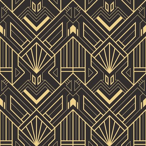 Abstract art deco seamless modern tiles ... | Premium Vector #Freepik #vector #fashion-pattern #simple-pattern #seamless-geometric #seamless-texture Modern Tile Patterns, Art Deco Texture, Art Deco Tile, Art Deco Geometric Patterns, Art Deco Graphics, Art Deco Stencil, Deco Tile, Abstract Art Deco, Art Deco Tiles