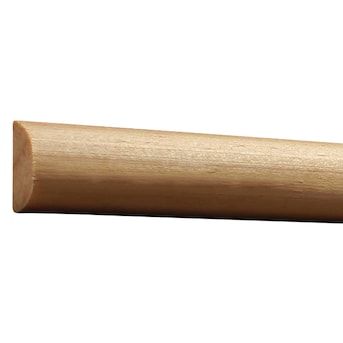 RELIABILT 3/8-in x 11/16-in x 8-ft Unfinished Pine Half Round Moulding in the Shoe & Round Moulding department at Lowes.com Half Round Moulding, Textured Furniture, Round Moulding, Blue Forest, Wall Molding, Home Office Living Room, Unfinished Wood, Diy Wood, Office Living Room