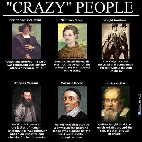 Locos maljuzgados Andreas Vesalius, Famous Failures, Wright Brothers, Nikola Tesla, Historical Pictures, Crazy People, Albert Einstein, Change The World, Meme Pictures