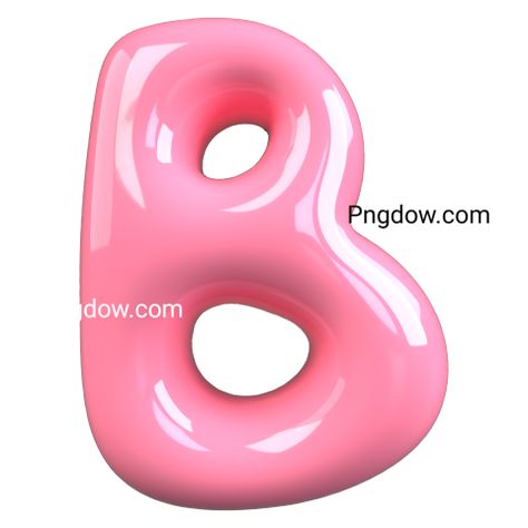 Pink 3D Bubble Gum Uppercase Letter B Bubble Letter U, Bubble Letter P, Bubble Letters Lowercase, Bubble Letter D, Letter B Design, Bubble G, Pink 3d, Art Therapy Activities, Bubble Letters