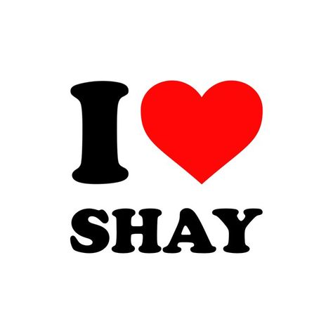 Sticker that says I love Shay (with a red heart) Brother Best Friend, Light Brown Skin, Morning Routine School, Girlfriends Day, Boyfriends Girlfriends, Inexpensive Gift, Room Signs, Sister Brother, Girlfriend Boyfriend