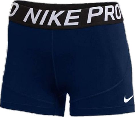 Blue Nike Pros, Nike Spandex, Volleyball Shorts, Nike Pro Shorts, Nike Classic, Sports Skirts, Track Shorts, Spandex Shorts, Training Shorts