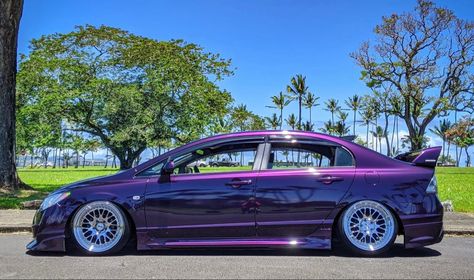 Jdm Honda, Pretty Cars, Honda Civic, Jdm, Purple