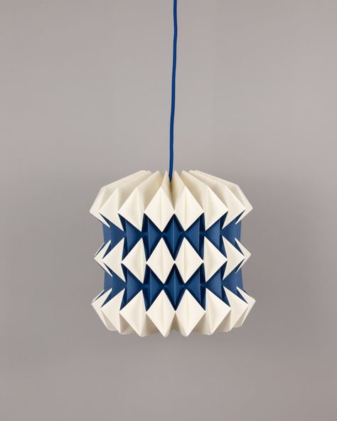 Nou Eclectic Paper Origami Lampshade With Colour Accents - Etsy Ireland Origami Lights, Geometric Lampshade, Paper Folding Techniques, Origami Lampshade, Origami Lamp, Geometric Shapes Art, Accent Lamps, Paper Origami, Paper Lampshade