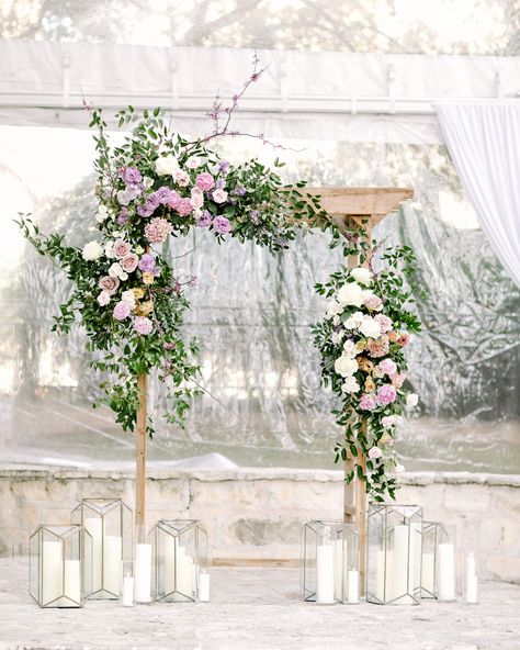 33 Unique Spring Wedding Ideas #WeddingInspiration #SpringWedding #SpringWeddingIdeas #WeddingIdeas | Martha Stewart Weddings - 33 Unique Spring Wedding Ideas Wedding Arch Greenery, Wedding Ceremony Arch, Rustic Wedding Decorations, Arch Ideas, Flower Arch, Wedding Arch Flowers, Arch Decoration Wedding, Arch Flowers, Wedding Ceremony Backdrop