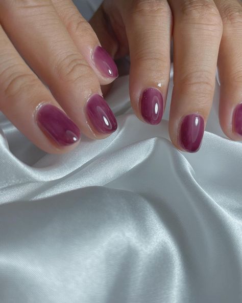 Cirque Colors Jelly Nail Polish, Dark Purple Jelly Nails, Unique Nail Colors, 60s Nails, Jelly Nails, For Your Love, Minimalist Nails, Dream Nails, Fire Nails