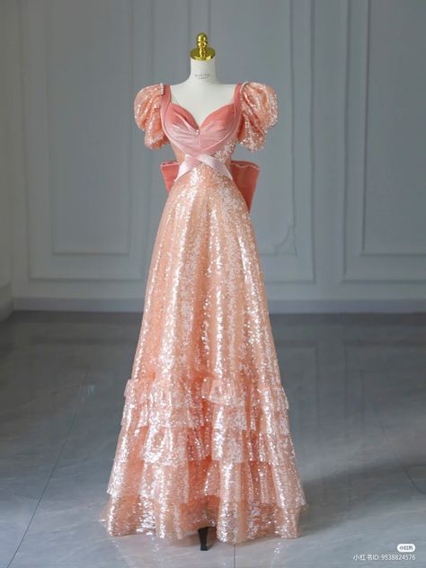 Princess Aurora Prom Dress, Brigerton Dress, Bridgerton Dresses Inspired, Pink Fantasy Dress, Brigerton Gown, Bridgerton Inspired Dress, 1960s Prom Dress, Soft Dresses Aesthetic, Sleeping Beauty Dress