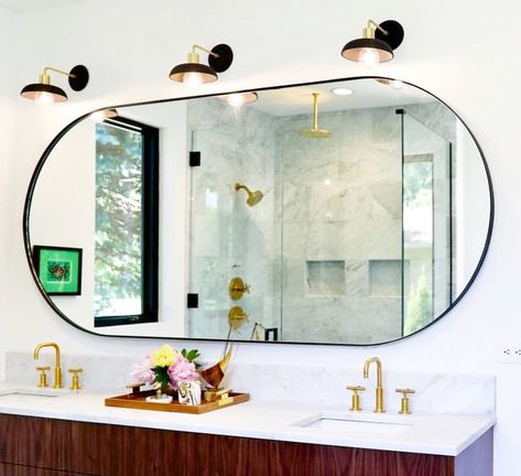 Oval Bathroom Mirror, Large Oval Mirror, Oval Mirror Bathroom, Mirror Mirror On The Wall, Mirror On The Wall, Oval Mirror, Mirror Mirror, Architecture Interior, Great Friends