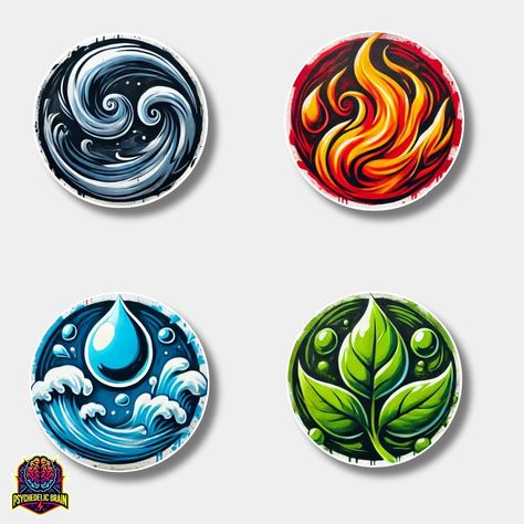 🌟 Embrace the Elements! 🌟 Introducing our stunning collection of Elemental stickers, designed to bring the power of nature to your everyday items. Perfect for adding a touch of elemental magic to your belongings. 🔥🌊💨🌿 Fire, Water, Air, and Earth - Which element resonates with you the most? 🖼️✨ High-quality, vibrant stickers 🌟🔮 Perfect for laptops, notebooks, water bottles, and more! Share your favorite element in the comments! 👇 Link in Bio #ElementStickers #NatureInspired #FireElement #... Fire And Air, Earth Air Fire Water, Back To School Art, Dynamic Art, Elemental Magic, Four Elements, Earth Design, Fire Water, Power Of Nature