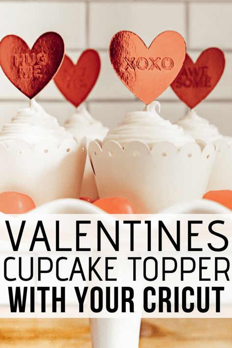 Super Sweet Valentines Day Cupcake Toppers Using My Cricut Maker Valentines Day Cupcake, Free Printable Valentines Cards, Valentines Day Quotes, Boys Valentines, Valentine Day Cupcakes, Valentine's Day Crafts For Kids, Printable Valentines Cards, Valentines Decor, Valentines Cupcakes