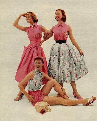 1950s Summer Casuals 50s Fashion Aesthetic, 70s Mode, 1950s Women, 1950s Fashion Women, Fashion 50s, Vintage Fashion 1950s, Authentic Fashion, Fifties Fashion, Fashion 1950s