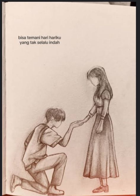 Aesthetic Sketches Boy, Fictional Sketches, Crush Drawings For Him, Indian Couple Drawing, Holding Hands Sketch, Cute Love Art, Cute Drawings For Him, Commonplace Journal, Holding Hands Drawing