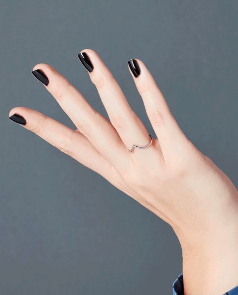 We’re In The Black - Infinite Shine | OPI Opi Powder Perfection, Long Wear Nail Polish, Remove Acrylic Nails, Glitter Gel Polish, Nail Art For Beginners, Black Nail Polish, Long Lasting Nails, Opi Nail Lacquer, Black Nail