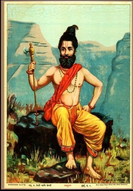 Parashurama Legend Vishnu Avataras, Raja Ravi Varma, Onam Festival, The Mahabharata, Hindu Mythology, Indian Artist, Lord Vishnu, Bhagavad Gita, God Pictures