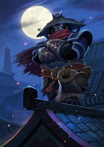 Shado-Pan Rider - Hearthstone: Heroes of Warcraft Wiki Bear Armor, Pandaren Monk, Warcraft Fanart, Blizzard Warcraft, Hearthstone Heroes, Warcraft Characters, Warcraft Iii, Warcraft Art, Heroes Of The Storm